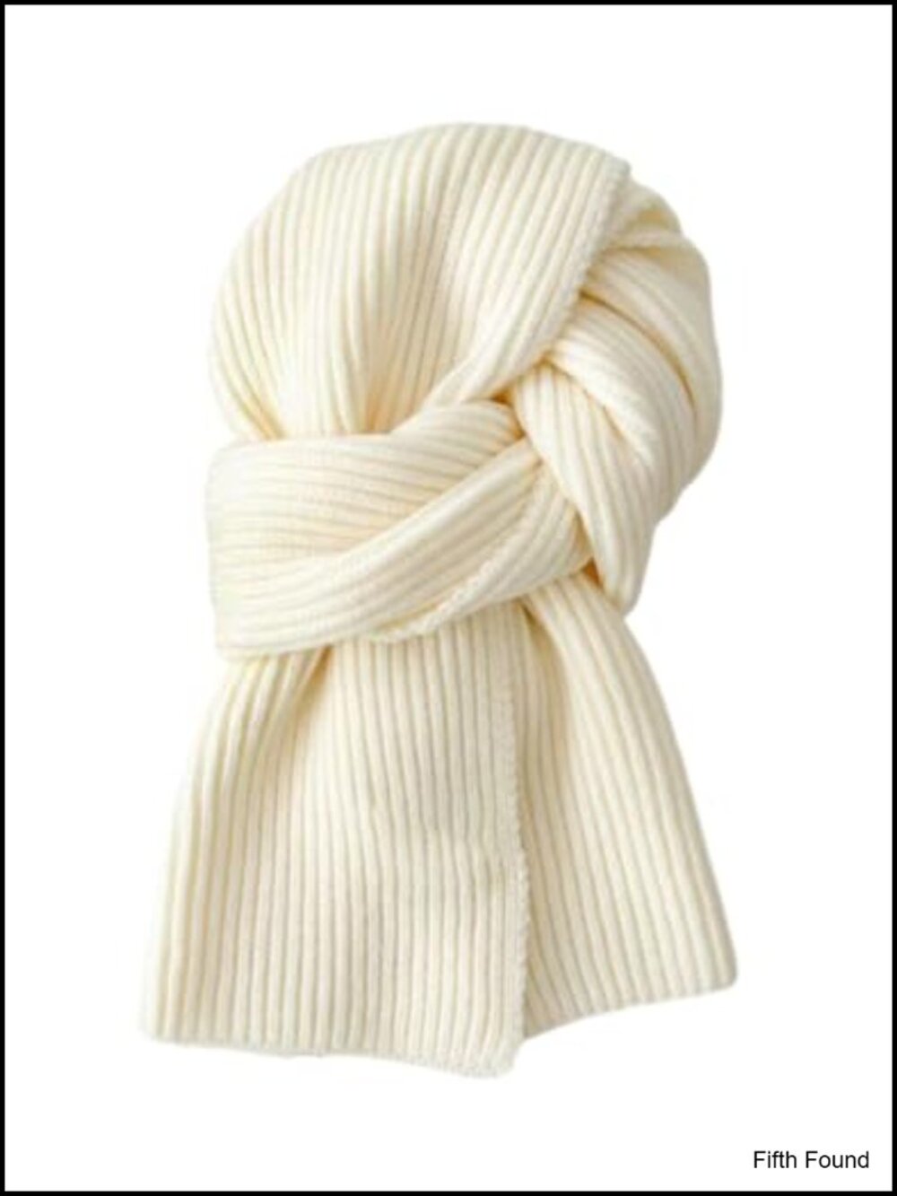Ribbed Knit Winter Scarf Soft Warm Long Neck Wrap for Cold Weather